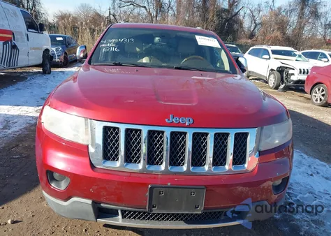 2012 Jeep Grand Cherokee Overland z USA, uszkodzony, nr VIN 1C4RJFCT2CC179920